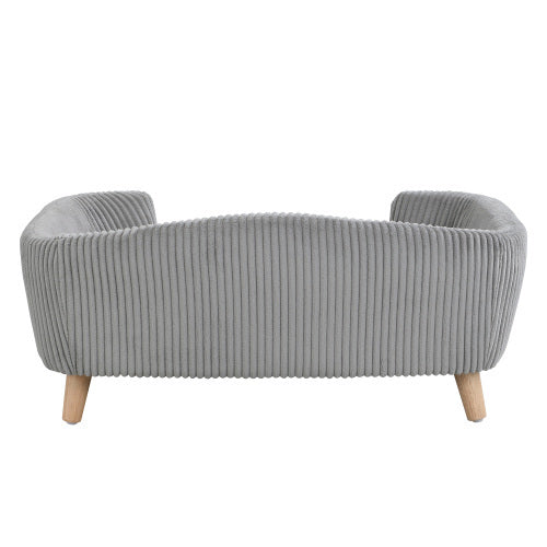 Elevated Dog Bed Frame with Foam – Small Dogs, Gray