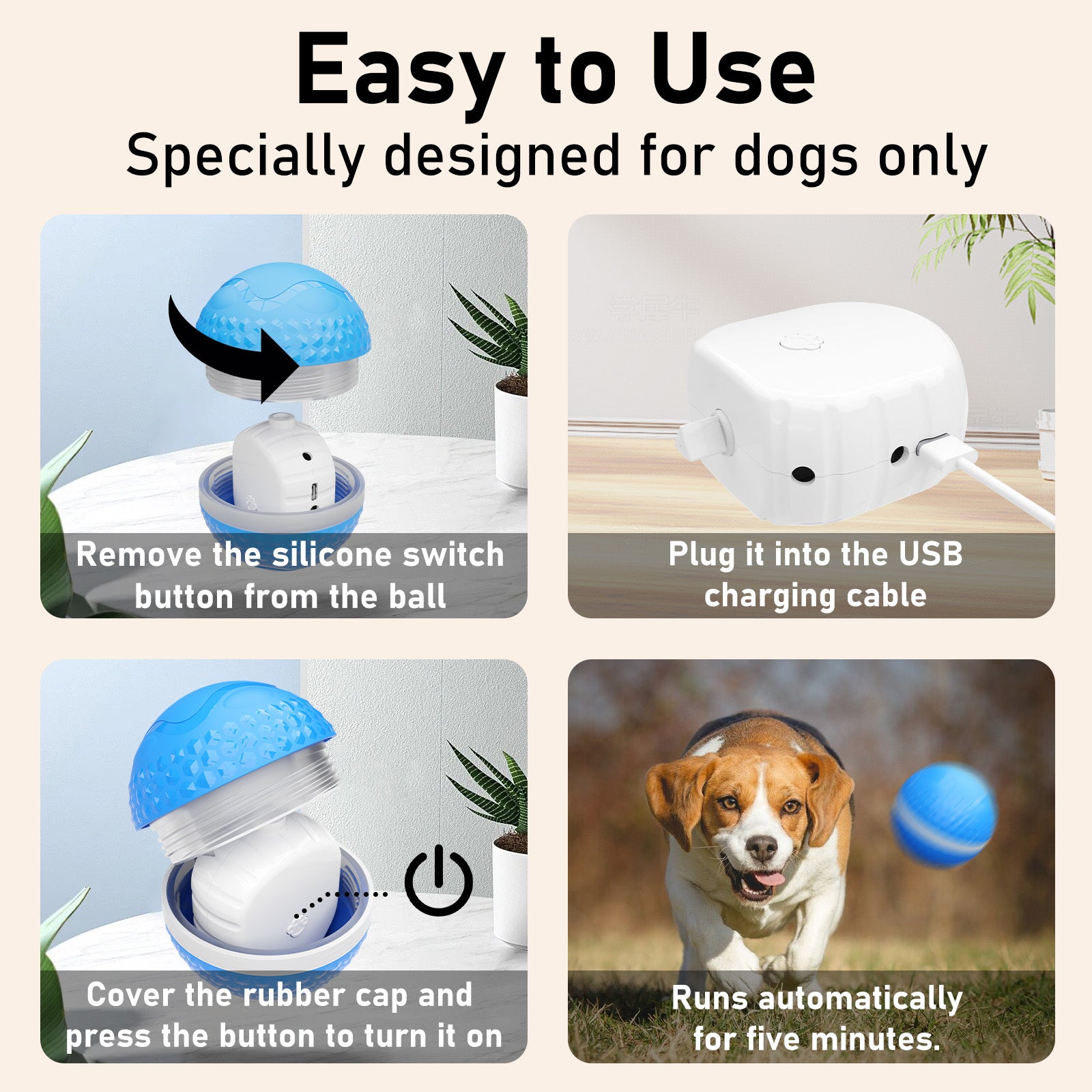 Smart Interactive Dog Ball