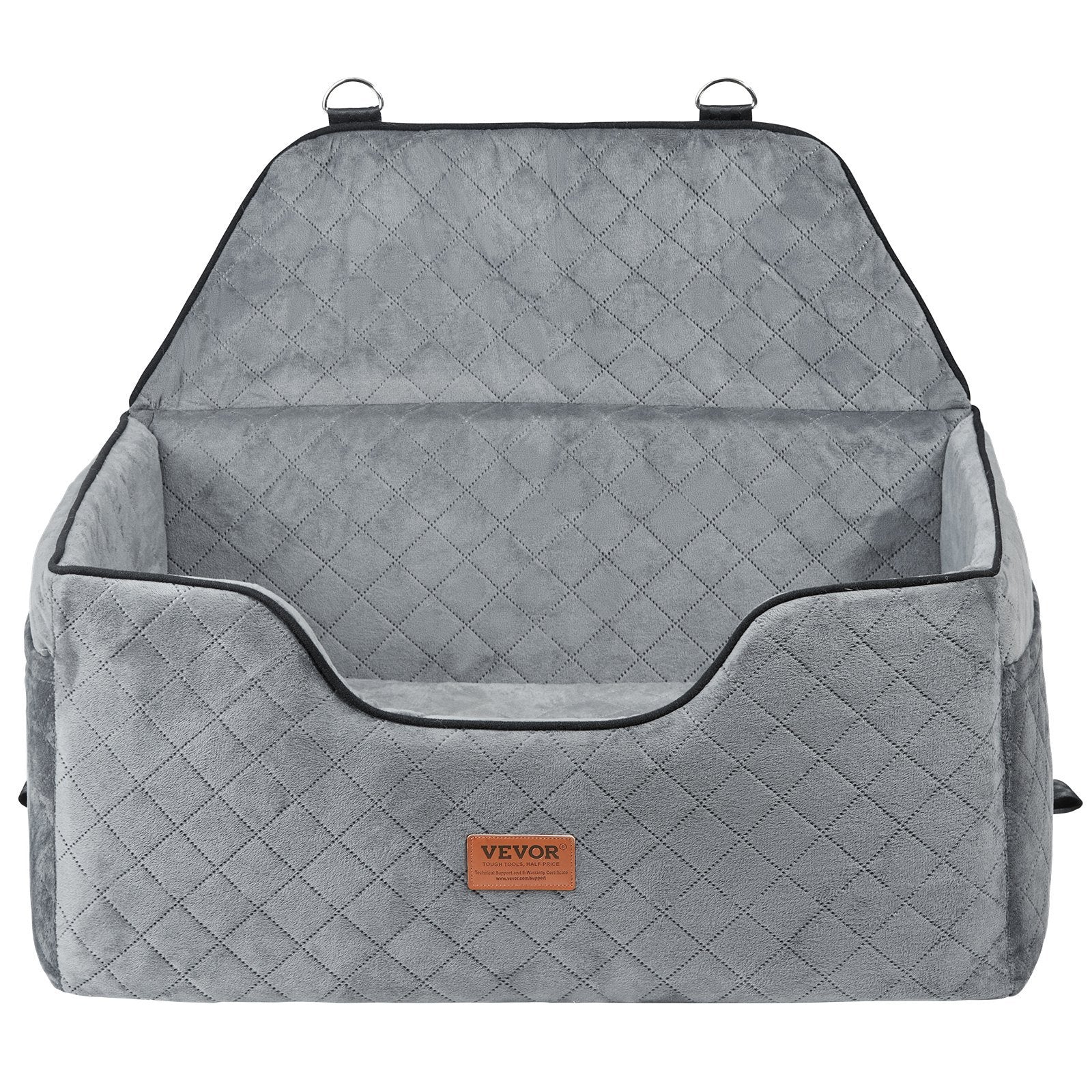 Dog Booster Car Seat – Medium/Large Dogs, Gray