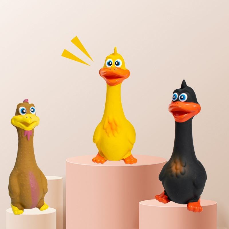 Screaming Chicken Squeaky Toy (3-Pack)
