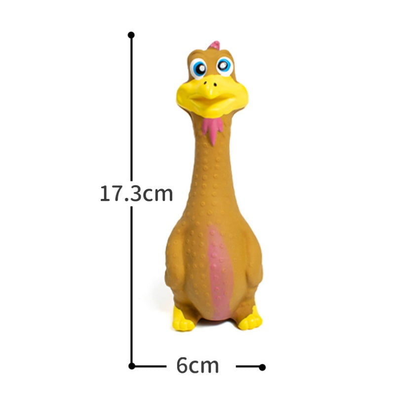 Screaming Chicken Squeaky Toy (3-Pack)