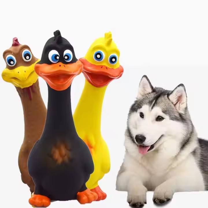 Screaming Chicken Squeaky Toy (3-Pack)